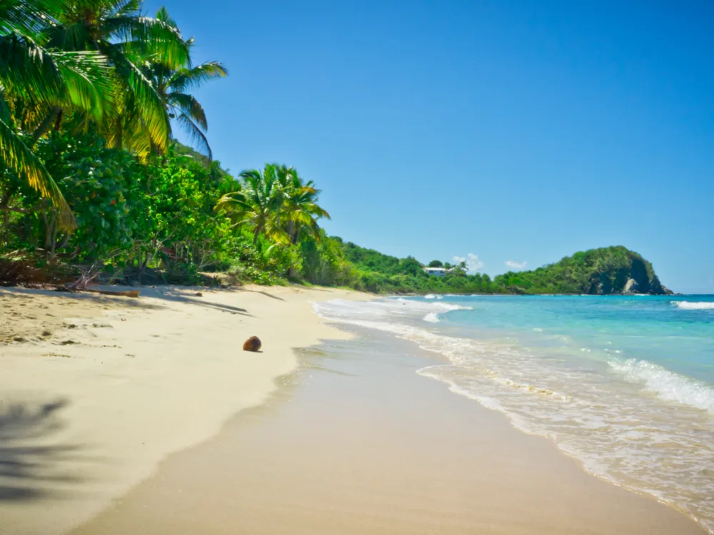 Nice view of Tortola on the British Virgin Islands, one of the best places to visit in the Caribbean