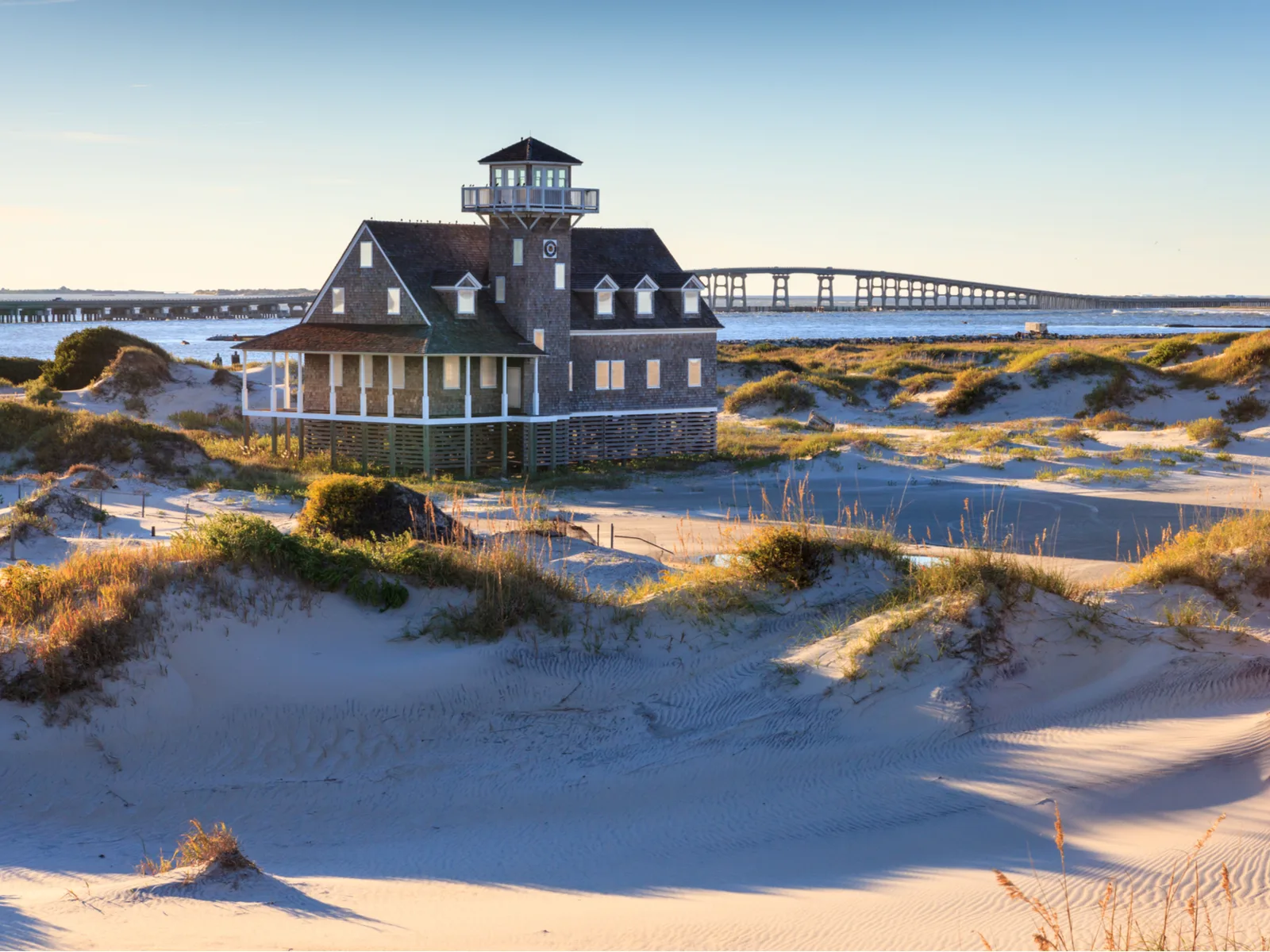 Abandoned lifesaving station in the Dunes, one of the best places to visit in Oregon