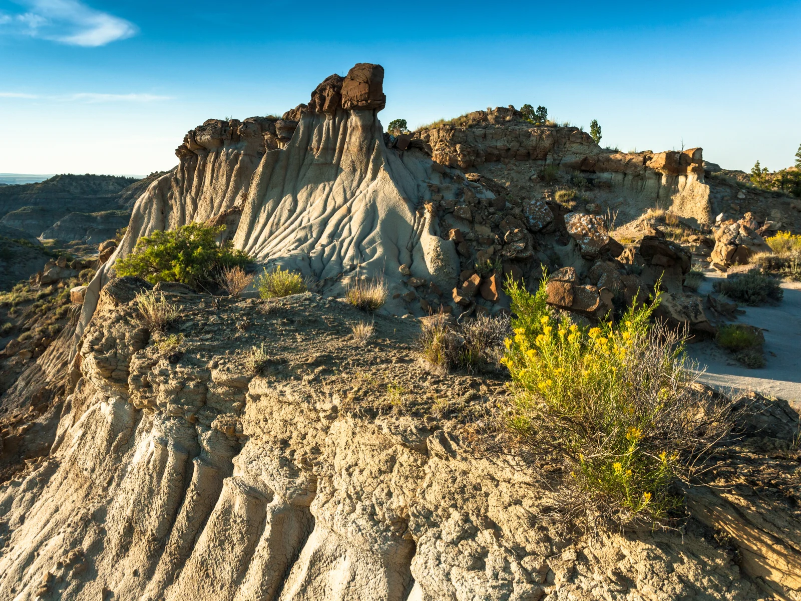 Hoodoos at Makoshika State Park, one of the best places to visit in Montana